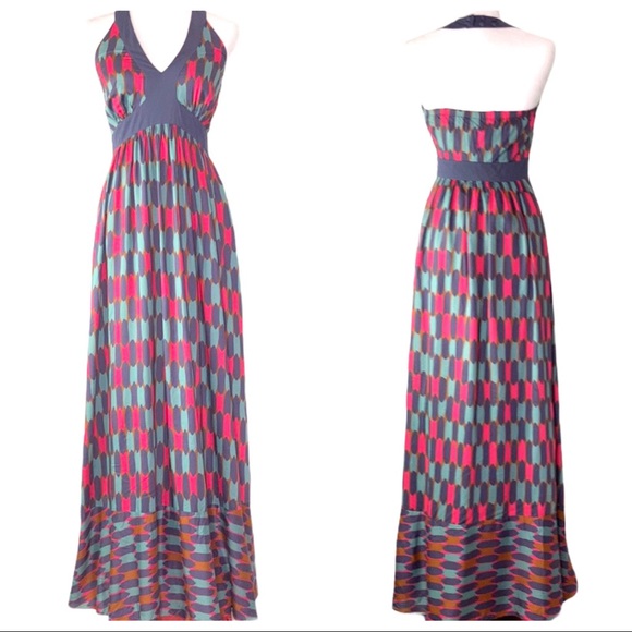 Boden | Dresses | Boden Summer Glam Halter Dress Sz 4 Tall | Poshmark